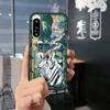 Anti-dust Protective Phone Case For Sony Xperia5 IV Full Wrap Back Cover Card Slot Silicone Graffiti Durable Card Bag