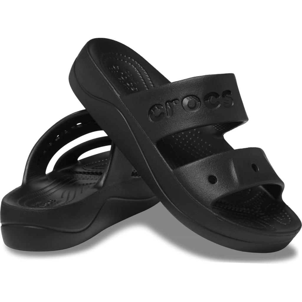Crocs Baya Platform 23cm Women's Sandals, Black,