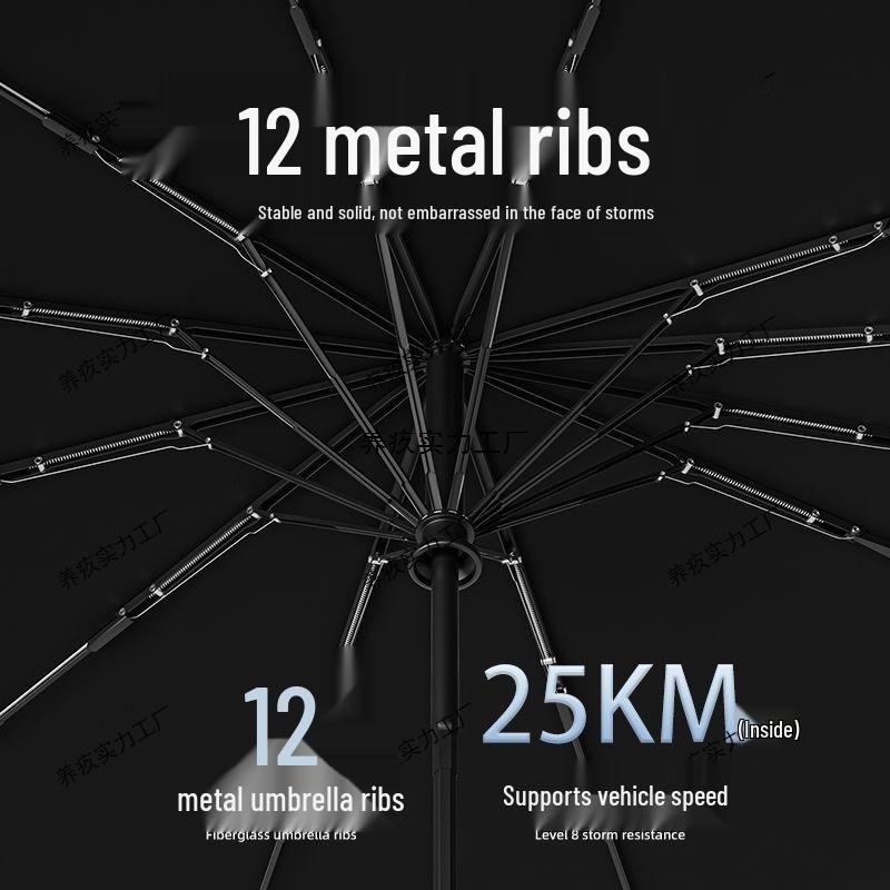 Reinforced E-bike & Scooter Enlarged Sunshade Umbrella