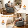 Übergroßer Sitzsack für Erwachsene, Riesiges Bodensofa aus Memory-Schaum, Großes Faulsofa