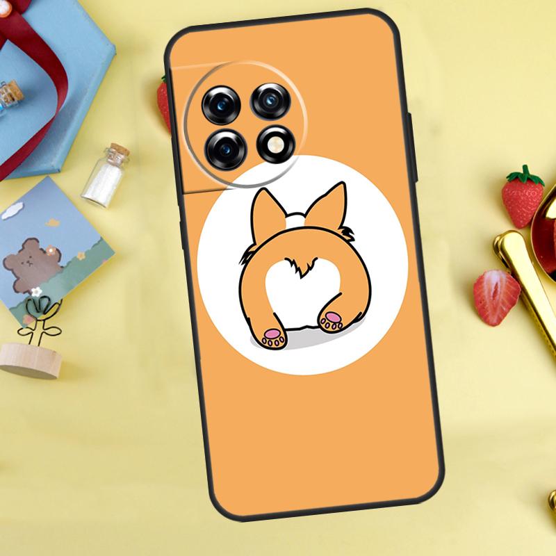 Cute Corgi Dog Case For OnePlus 15 13 13R 13T 12 12R 11 10 9 10R 10T 8T Nord 5 CE 4 2 3 Lite N20 N30 Cover