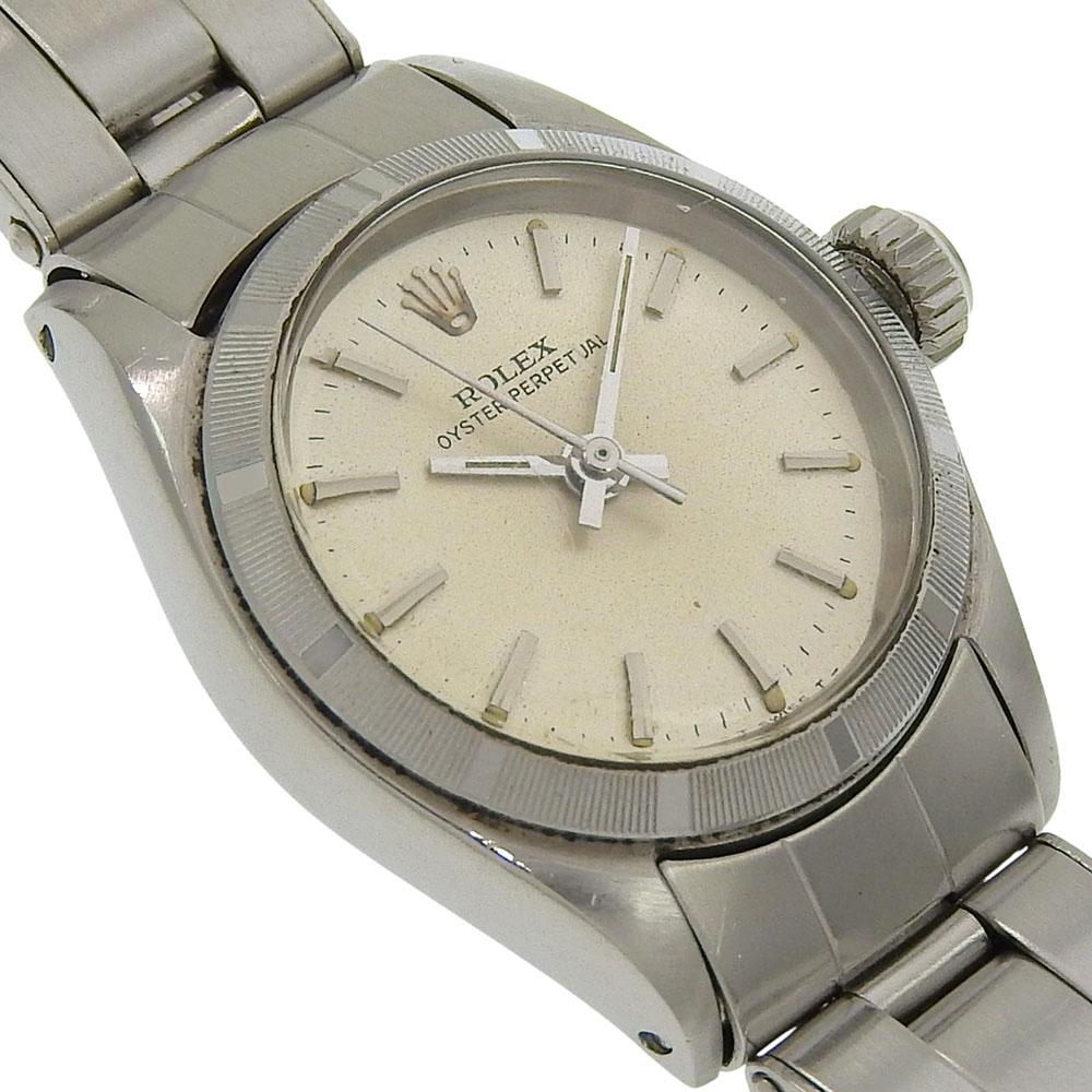 ROLEX Oyster perpetual Watches 6618 cal.1161 SilverDial Stainless Steel Mechanical Automatic Analog display Women Used