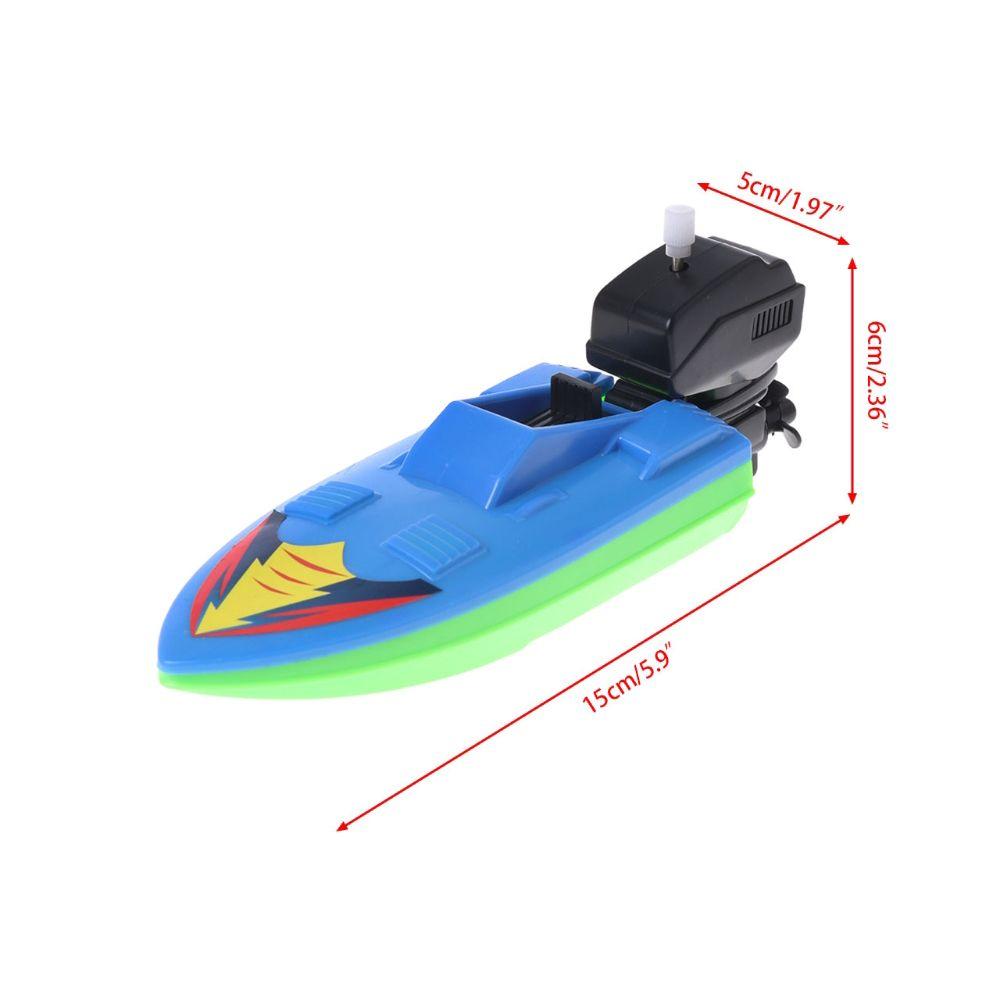 Plastic Classic Gift Ship Boat Clockwork Toy Wind Up Toy Bath Toy