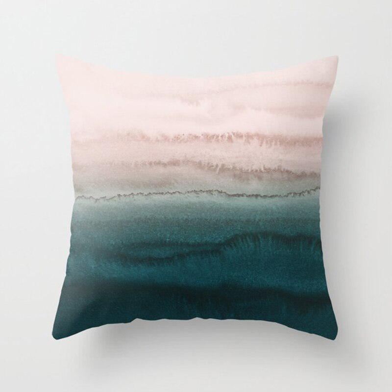 blue and teal pillows