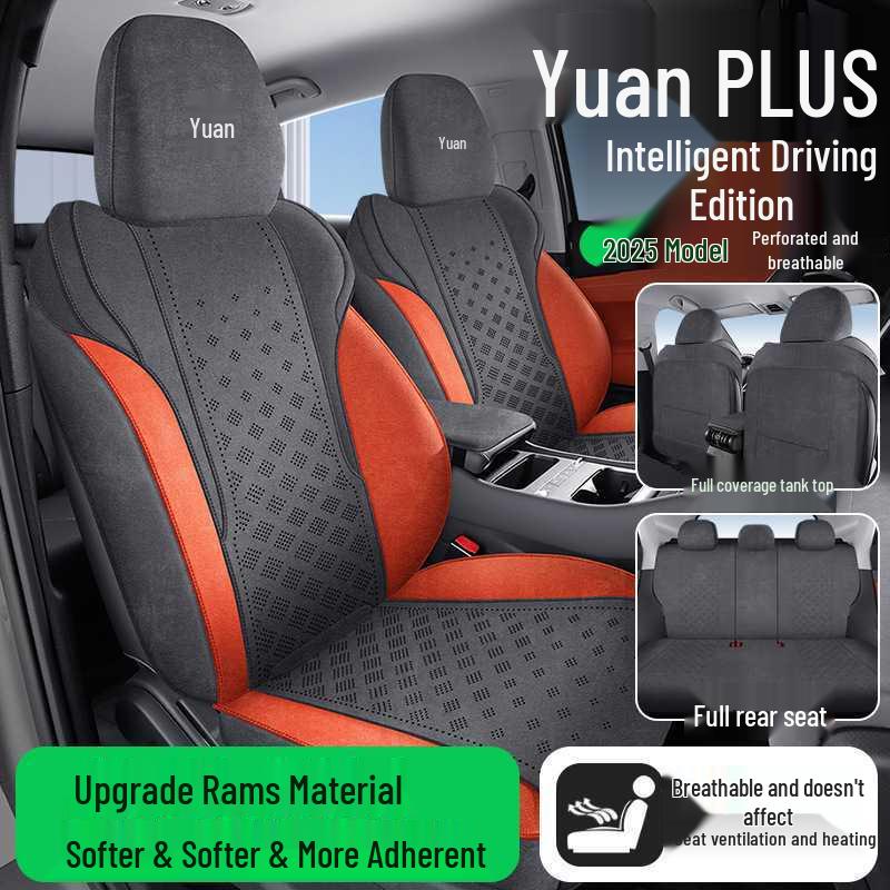2025 Yuan PLUS Full Coverage Car Seat Cushion - Smart Driving 510KM Version