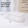 Desktop Storage Box Plastic Acrylic Shelf Storage Basket Transparent Waterproof High Aesthetic Value Stackable Box Organizer Box