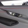 Carbon Fiber ABS Interior Door Lock Handle Cover Trim For C8 Corvette -2025