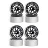 4pieces 1.0 Beadlocks Wheel Rim CNC Aluminum Wheels Hubs Beadlocks Wheel Rim Dont To Glue.