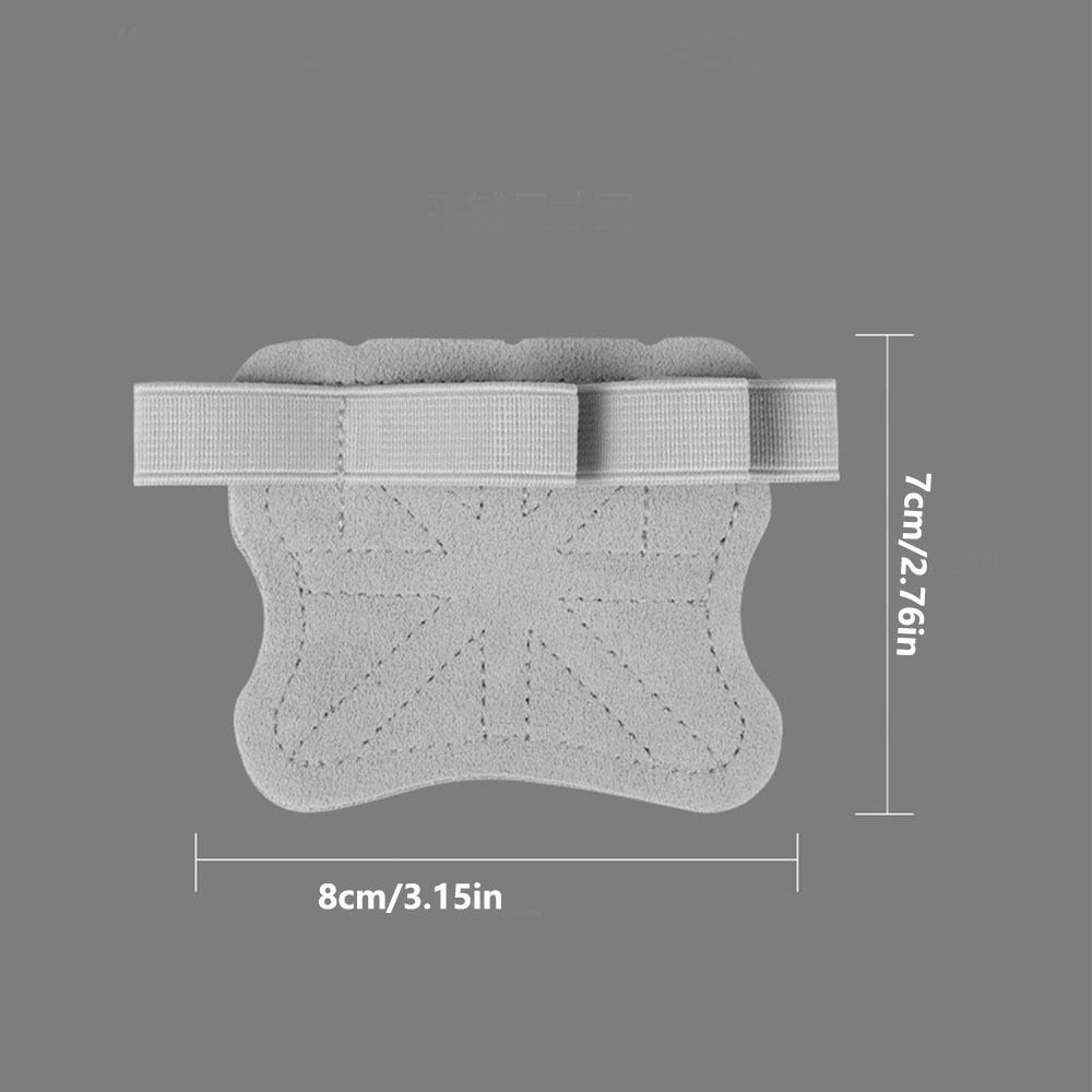 1 Pair Anti-slip Fitness Four Fingers Gloves Breathable Shock Absorption Weightlifting Gloves Wear-resistant Training Palm Guard