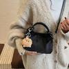 Autumn Women Top Handle Bag Fluffy Simple Stylish Commuter Crossboyd Shoulder Bag Comfortable and Versatile Texture Bucket Bag