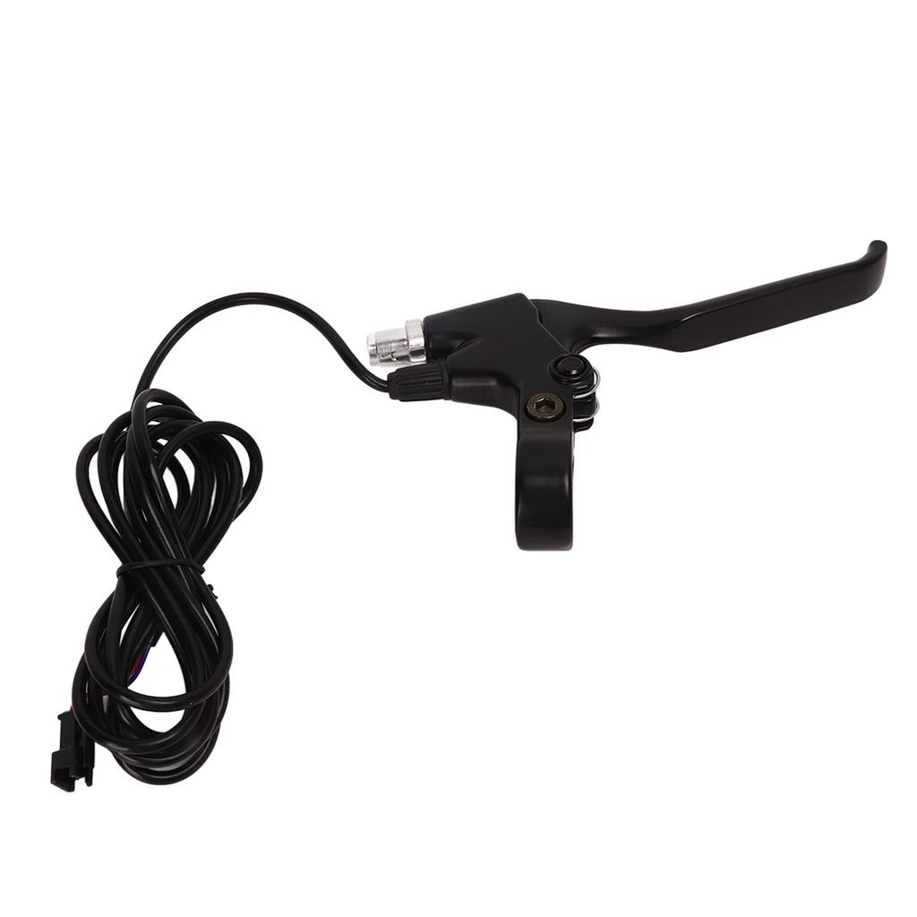 Ongwan Electric Bicycle Brake Lever Set (Left and Right), Aluminum, Waterproof, Brake Handle Grips, 22mm Handlebar, Black