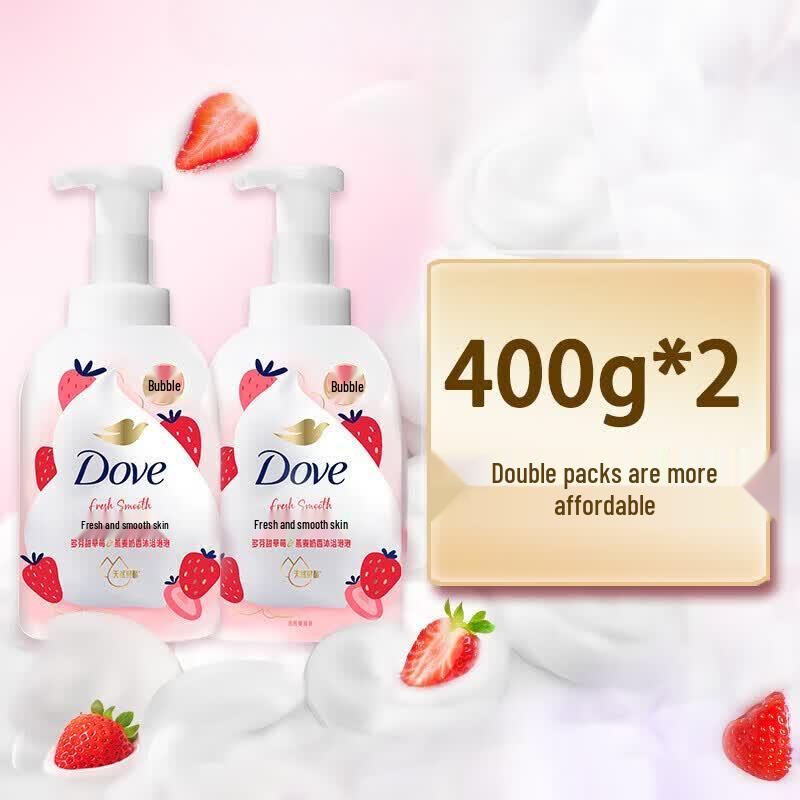 Гель для душа Dove «Сладкая клубника и овсяное молоко»