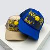 Baseball Face Smiling Ear Rabbit Lettering Alphabet Printed 3D Color Contrast Blocking Women  Men For Neutral Gender Fresh Caps Peaked Hats