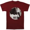 Bob Marley Smokin Circle Tričko X-Large Tmavé Unisex Tričko - Pánské Letní Bavlněné Grafické Tričko