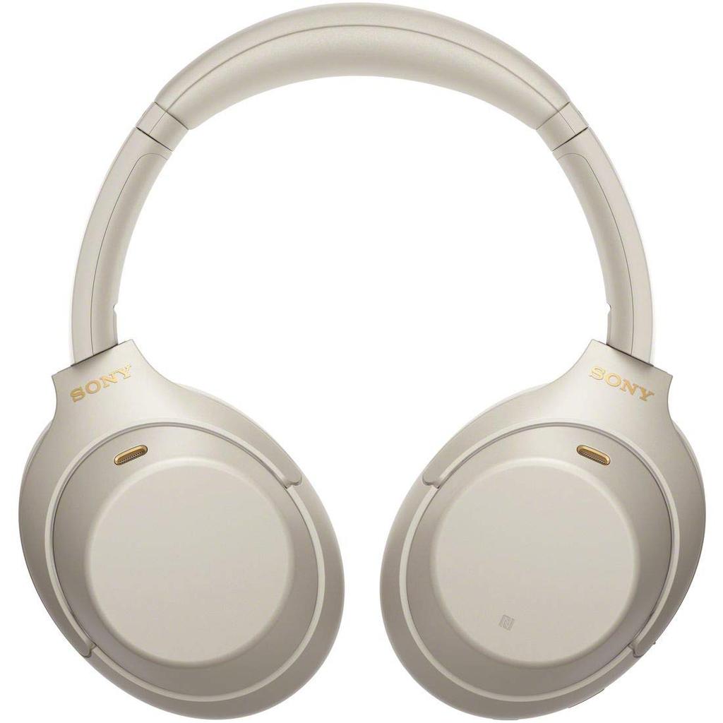 Refurbished Sony SM Wireless Headphones with Amazon Up To 30 Hours of Continuous Headphones with Silver WH-1000XM4 Noise-Canceling LDAC, Alexa,