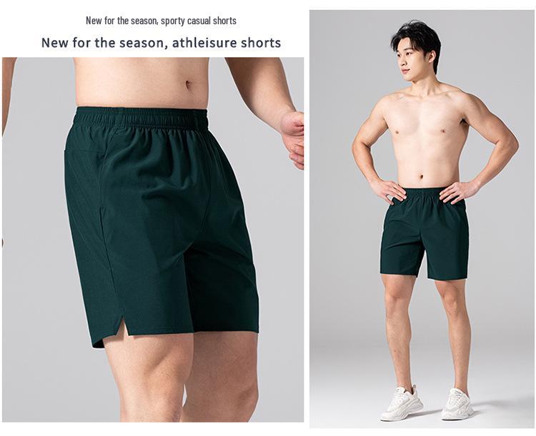 Men's Quick-Dry Lightweight Running Shorts - Breathable, Moisture-Wicking, Loose Fit for Summer