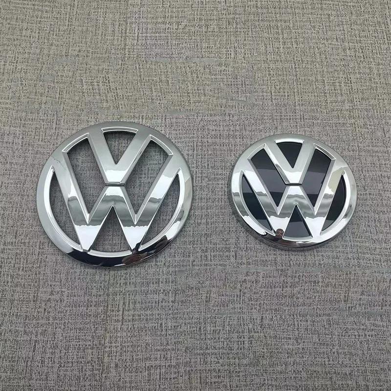 

For VW Volkswagen Jetta MK5 Golf Volkswagen Golf 7 MK7 2014-2017 Car Front Grille & Trunk Emblem 135mm 110mm ABS 3D Logo Badge R 14-17 GOLF MK7