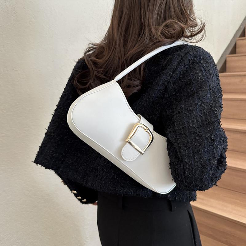 Modische Schulter-Achseltaschen für Damen Weiches PU-Leder Damen-Trend-Handtaschen und Geldbörsen All-Match Damen-Top-Handle-Achseltasche