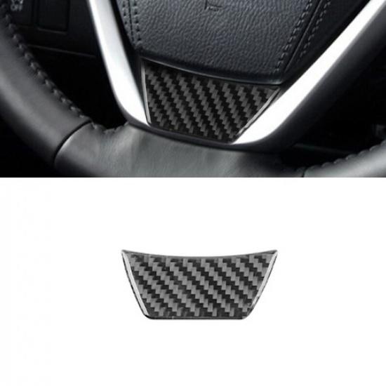 Carbon Fiber Car Steering Wheel Panel Cover Sticker For Toyota Highlander 15-18