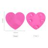 Makeup Brush Storage Pad Silicone Washing Pad Suction Cup Heart Shaped Beauty Cleaning Pad Creative Household Products