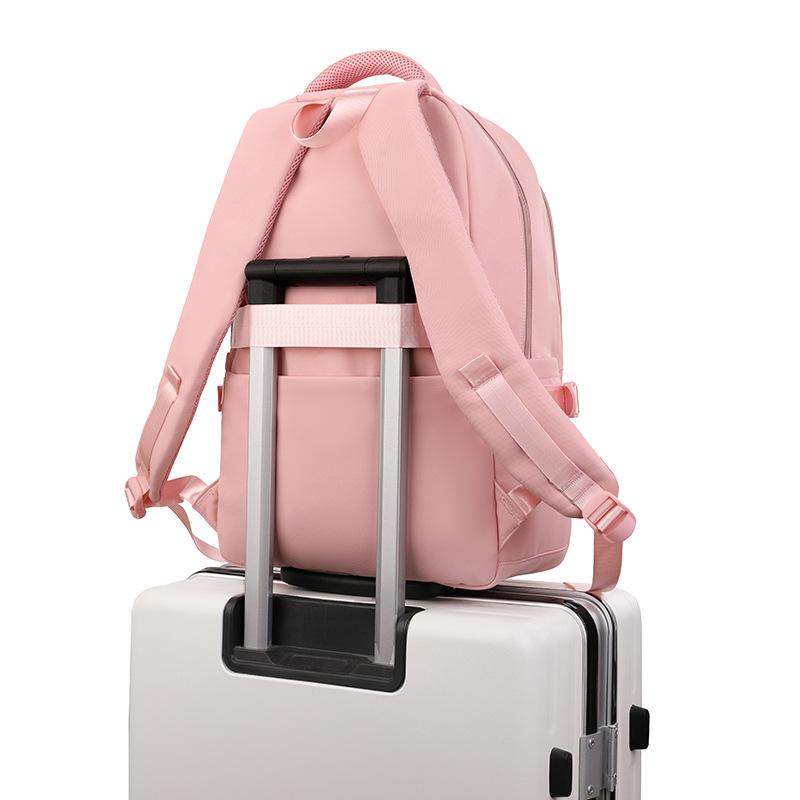 BAIJIAWEI Brand College and High School Student School Backpacks Nylon Orthopedic School Bags Reduces the Burden Girls Schoolbag