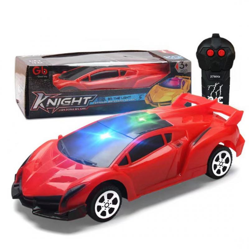 2.4GHz RC Car with LED Lights, Remote Control Car Toy, High Speed Racing Car for Kids Boys, Birthday Gift, Stunt Drift Vehicle