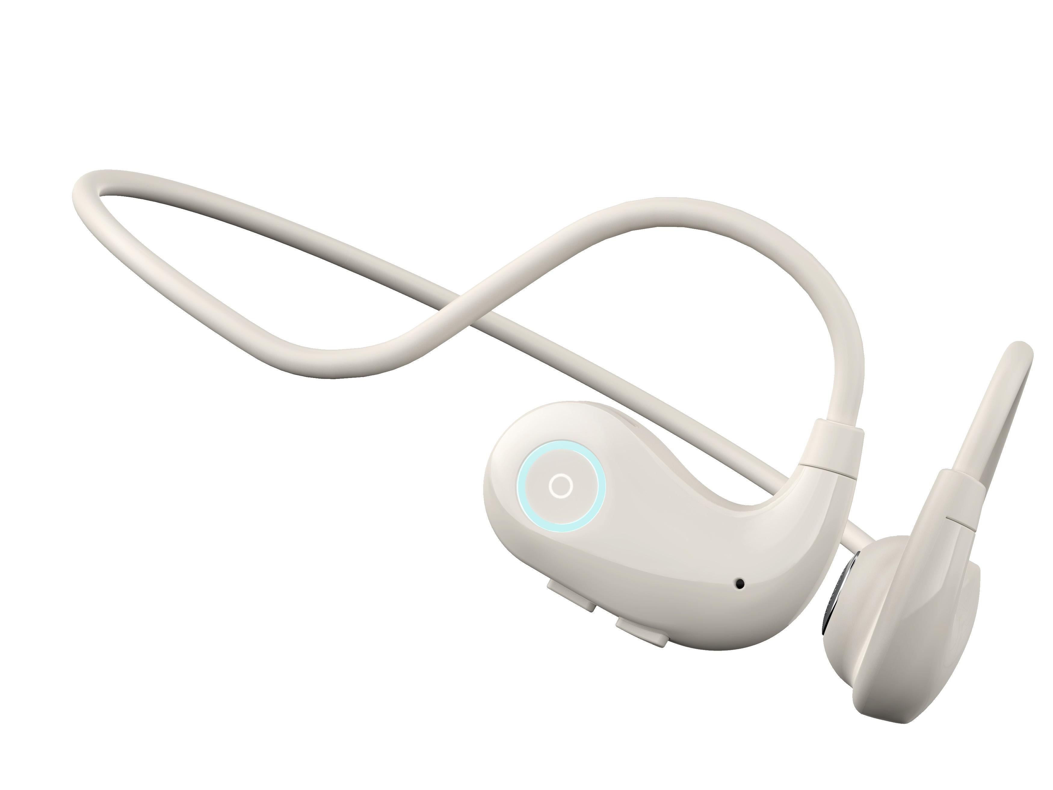 

Новый 2025 F850 Наушник с костной проводимостью TWS Fone Bluetooth Беспроводные наушники Вождение Велоспорт Наушники Спорт Бег Гарнитура белый