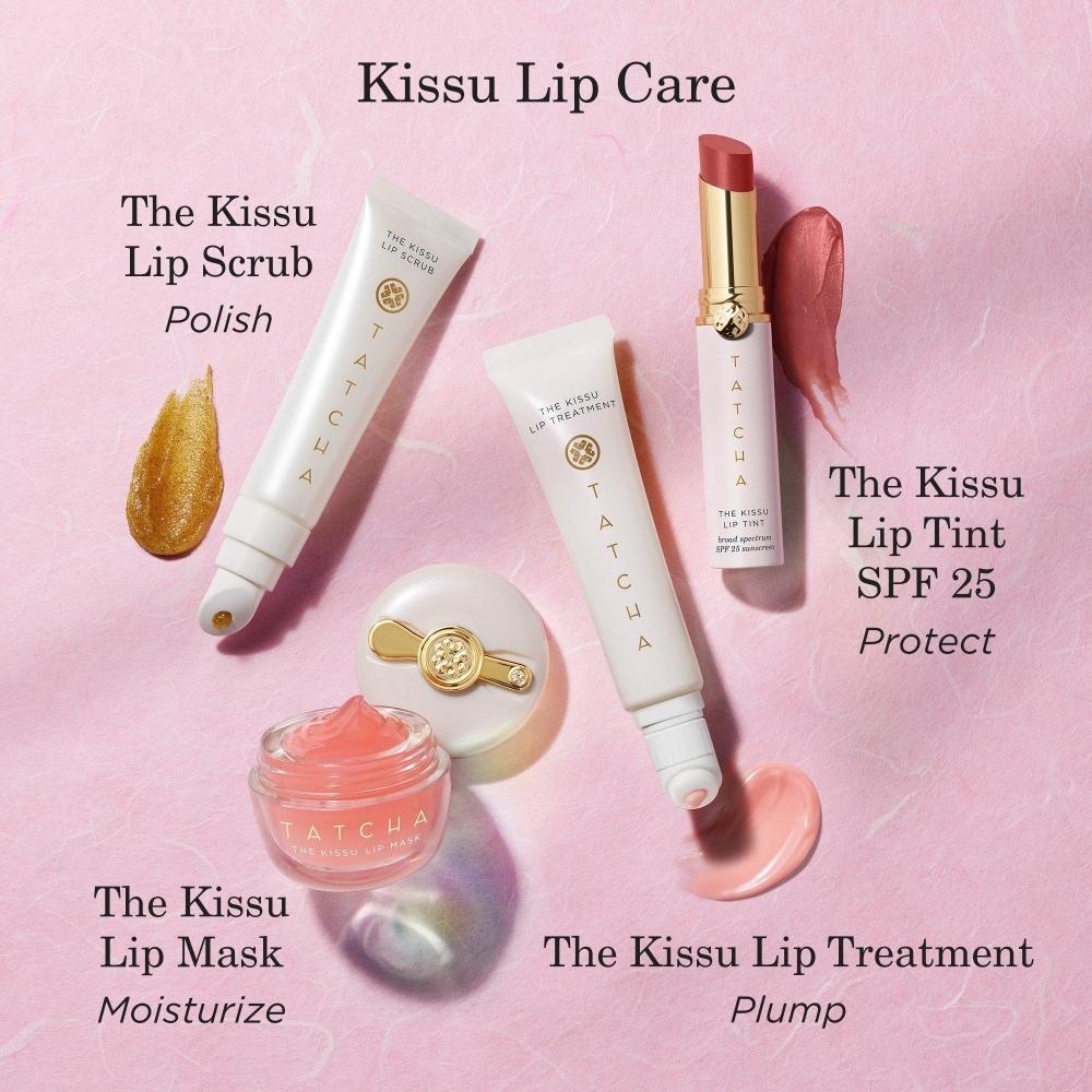 Tatcha The Kissu Lip Scrub Moisturizing Lip Exfoliant 0.423 Oz