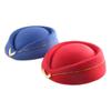 Cap Band Performance Felt Beanie Hats Air Hostesses Hats Stewardess Berets Hat Airline Uniform Caps