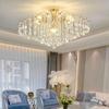 Modern Crystal Ceiling Lights LED Chandelier Living Room Decor Bedroom Ceiling Lamp Hanging Light Fixture Home Decoration Luxury