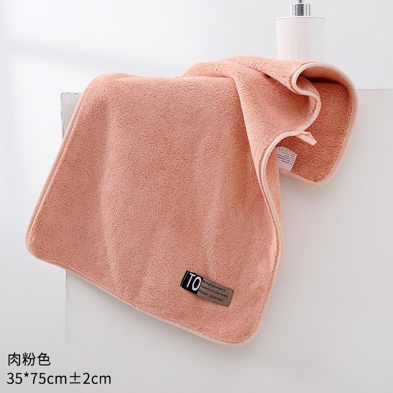 Towel New Coral Fleece Water-absorbing Multi-color Household Unisex Hand Towel Face Towel