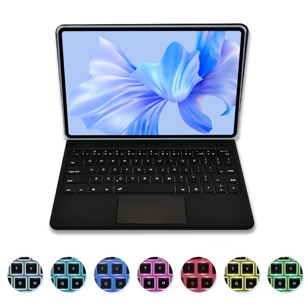Magnetic Keyboard Case PU Leather Floating Cantilever Stand Wireless Keyboard Case Multifunction for Galaxy Tab S7 S8 S9 S9FE
