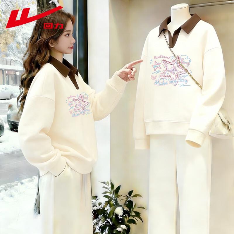 Warrior Women s 2026 Spring/Autumn Loose Polo Sweatshirt XL