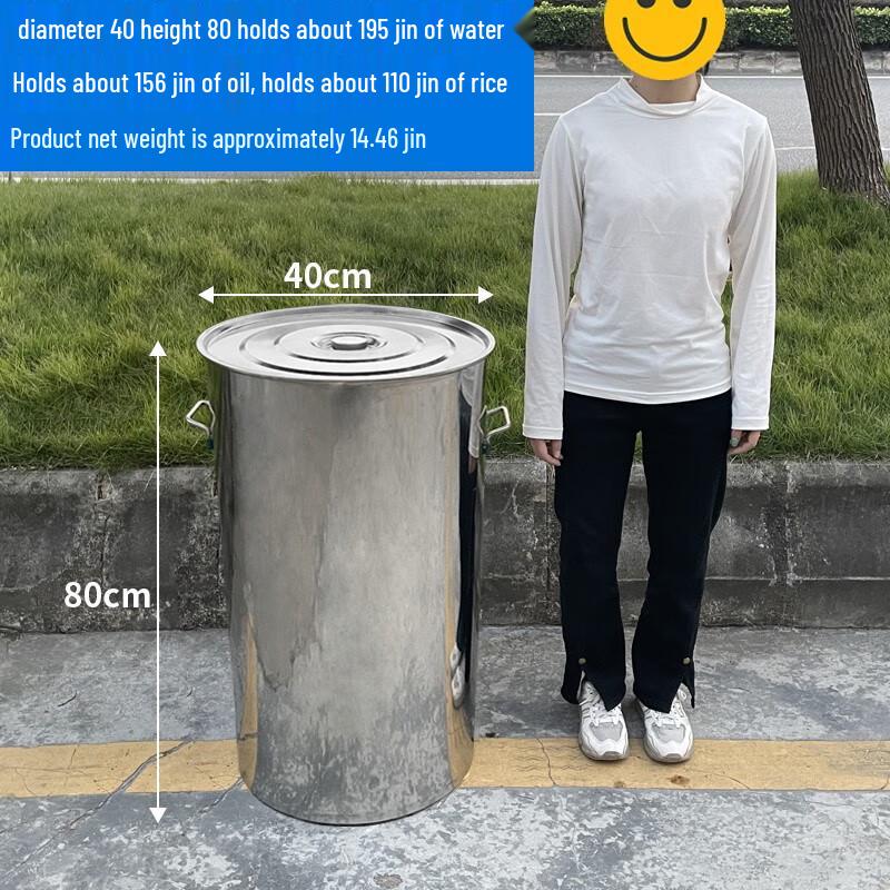 Толстостенное круглое ведро из нержавеющей стали Jingduzhixing