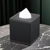 Creatieve PU Vierkante Tissuebox voor Thuis of Hotel - Koffietafel Rolpapierhouder