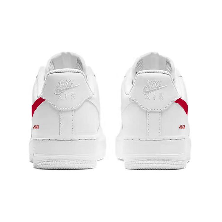 Nike Air Force 1 Skateboard Shoes Women's Low top Red/White DD8959-100(Team56-)