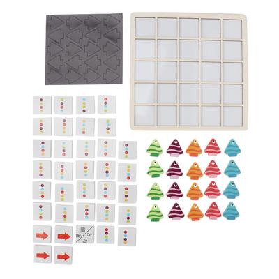 Fish Color Matching Game Magnetic Design Safe Wood Rounded Edges Wooden Table Game Wooden Table