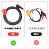 Car battery igniter Automotive emergency power kits 8AWG Cable 5.9ft For Milwaukee M18 Jumper Starter Jump Kit Power Tool Line