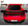 24+ Ford Mustang SC Style Carbon Fiber Rear Spoiler Stabilizer Diffuser