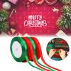 Christmas Ribbon 4pcs Red Green Wrap Bandage Diy Bow Wedding Card Gift Decor Box