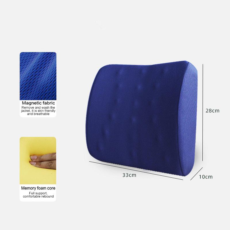 Memory Foam Lumbar Support Cushion For Chair Car Seat Office Home Ergonomically Designed Relieve Back Discomfort