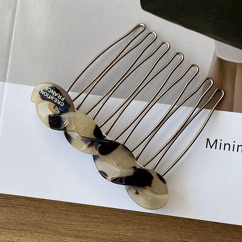 Twisted Hair Comb New Fashion HairClip Side Hair Elegant Hairpin Comb Headside Girl Hair Accessoires Pinzas Para El Cabello
