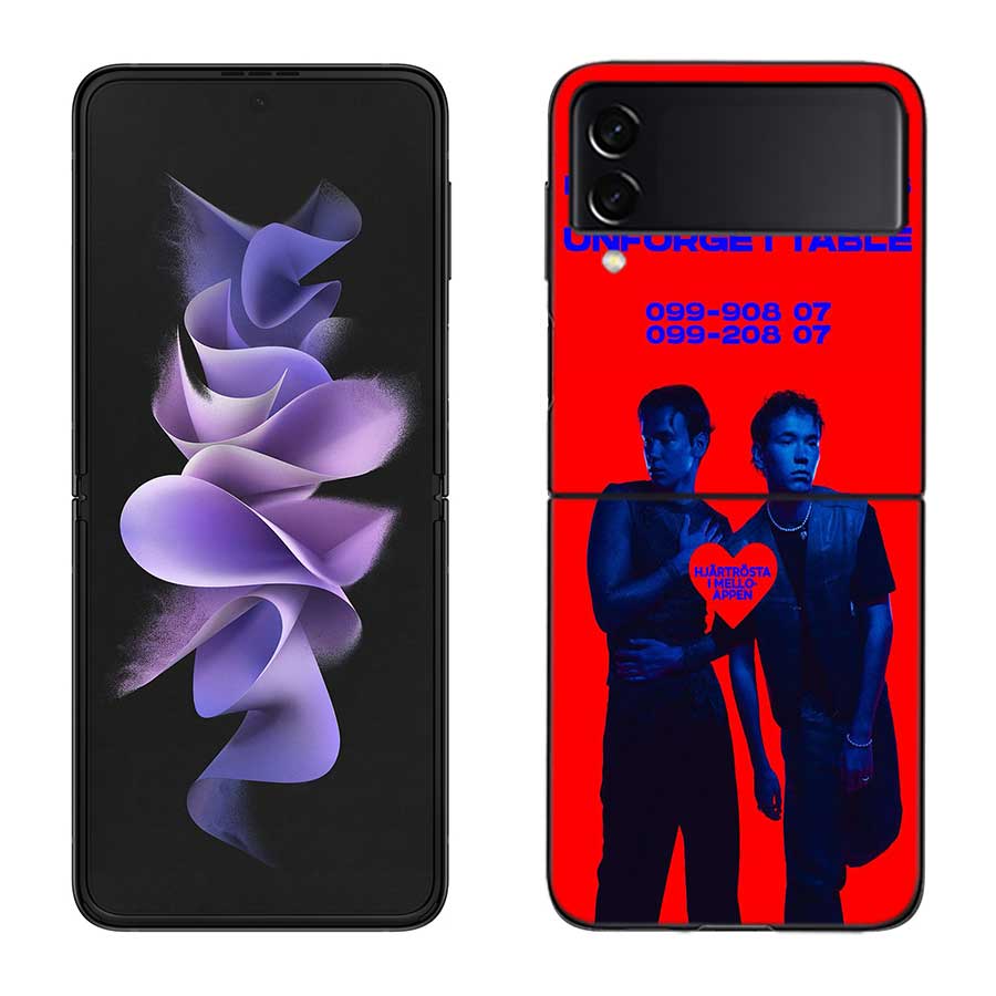 

Marcus And Martinus Music Phone Case For Samsung Z Flip 7 6 5G Galaxy Z Flip 5 4 3 Black Hard Cell Cover Luxury PC Shell Coque Samsung Z Flip 6 5G