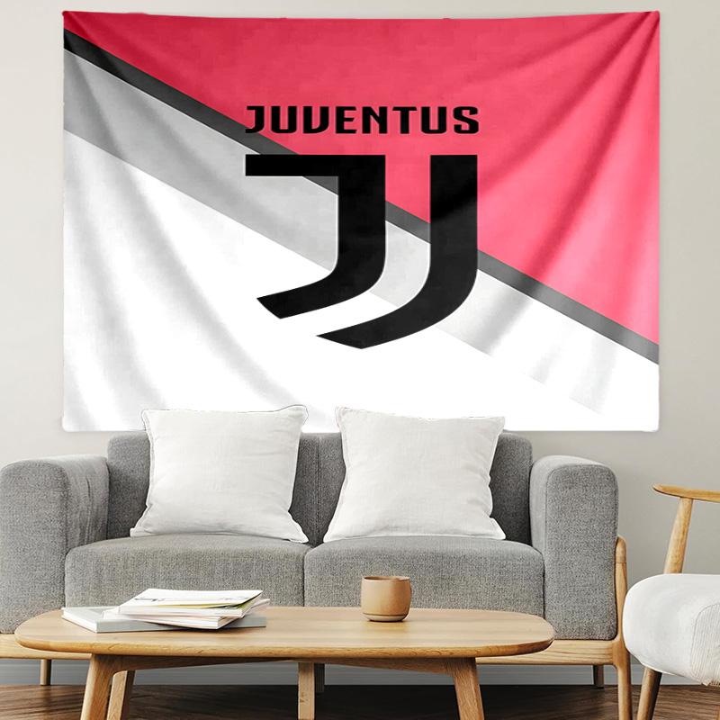 Juventus Tapestry, Wall Hanging Tapestry, Pattern Tapestry for Dorm Bedroom Living Room Wall Art Photography Backdrop