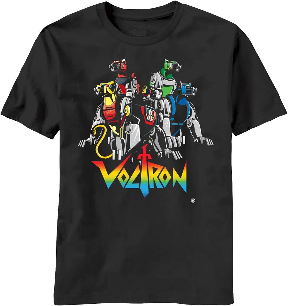 Voltron Defender of the Universe Retro Five Lions T-Shirt New
