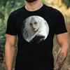 T-Shirt Men Anime Girl Motif Cotton Size XS To 5XL