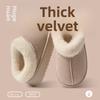 Cotton Slippers for Women, Winter Indoor Home, Thick Soled, Anti Slip, Outerwear Bag with Warm and Plush Cotton Slippers for Men