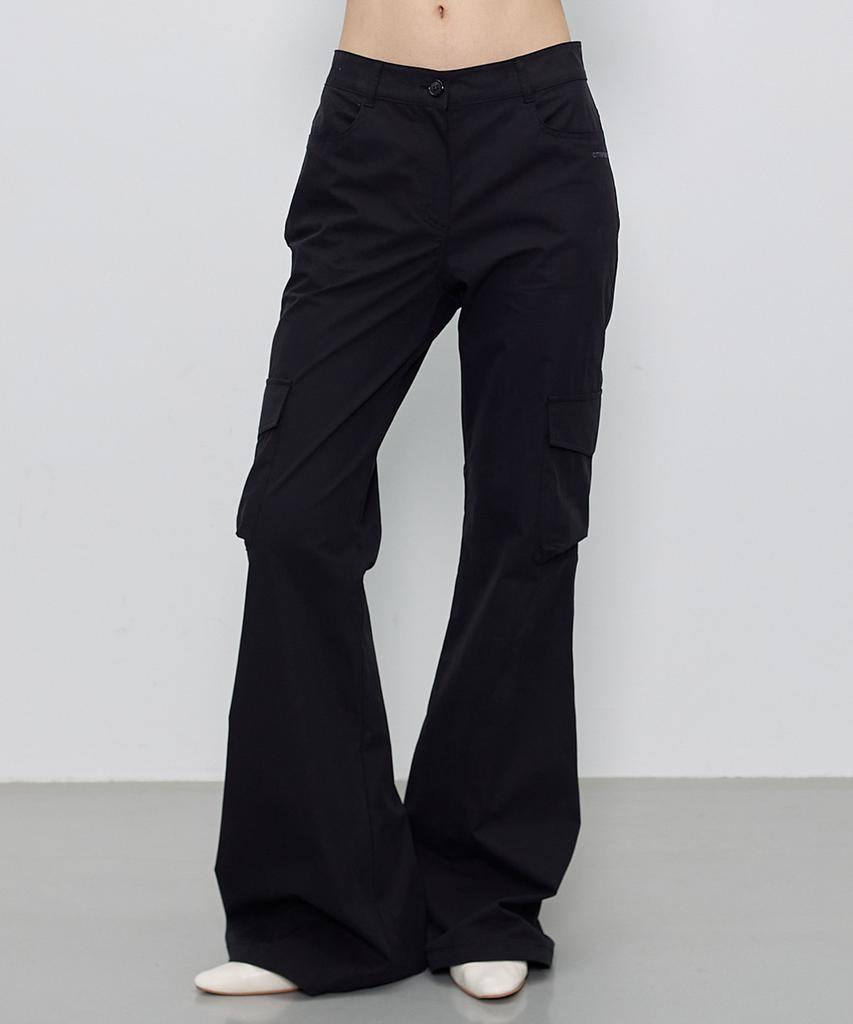 CITYBREEZE Cargo Bootcut Pants_Black