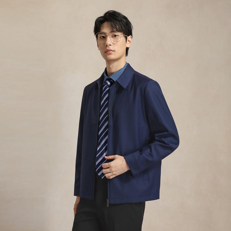 Langdeng Washable Wool-Blend Business Casual Men's Jacket