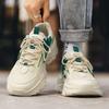 Men's Shoes Summer 2025 New Breathable Mesh Youth Running Sports Shoes Casual Non-slip Heightening Dad Trendy Shoes